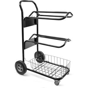 image:imageHomestead 220 Lbs Rolling Saddle Rack Cart with Basket  Heavy Duty Saddle Stand for Western Horse Gear Organizers and Storage for Tack Room Bridle Horse Lovers Cowboy  3 Tier Saddle Rack Carts220 Lbs